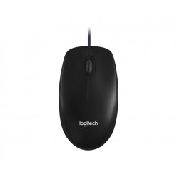Оптическая мышь Logitech M100, черная, DPI (мин./макс.): 1000±, кабель 1,8 м, USB EMEA-914
